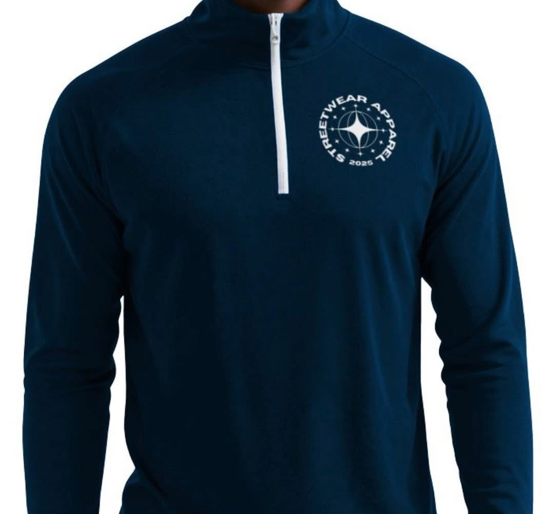 Streetwear 1/4 zip jacket