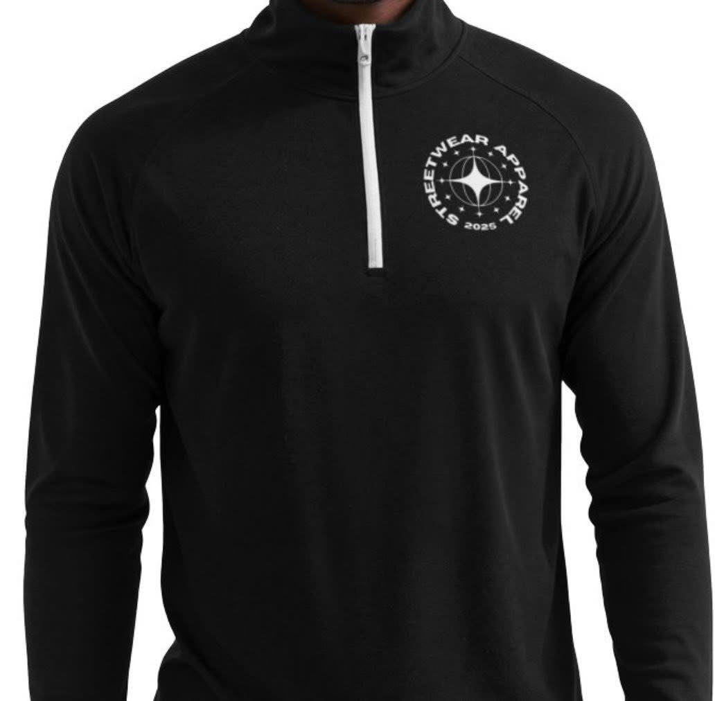 Streetwear 1/4 zip jacket